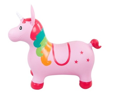 Джемпер детский резиновый UNICORN 60 см розовый для прыжков с насосом
