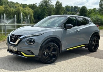 Nissan Juke II Crossover 1.0 DIG-T 114KM 2022 Nissan Juke 1.0 benzyna, KIIRO, JAK NOWY Niski Przebieg Benzyna 114KM