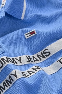 Tommy Hilfiger Jeans koszulka polo męska NIEBIESKA rozmiar M (48)