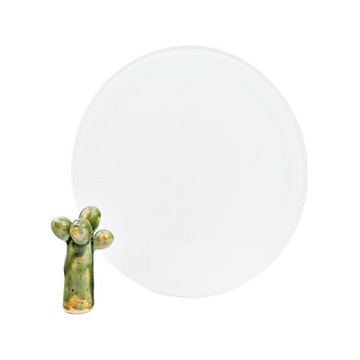 Szkło lacobel extra białe okrągłe, koło - fi 30 cm
