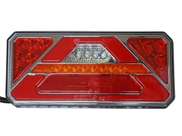 Lampa tylna zespolona LED części przyczepy lawety