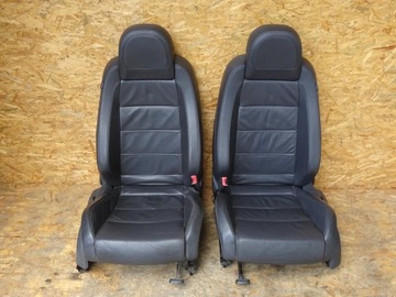 GOLF V R32 5D TAPICERKA FOTELE SKÓRA GRZANE AIRBAG KANAPA TYLNA KOMPLET
