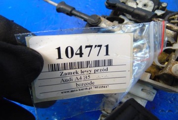 AUDI A4 B5 FACELIFT KOMBI ZÁMEK LEVÝ PŘEDNÍ