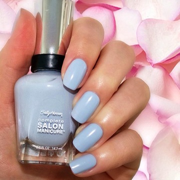 Полный синий лак для ногтей Sally Hansen Salon