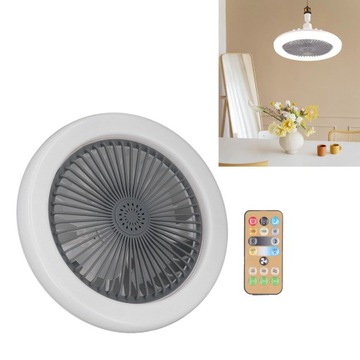 WENTYLATOR SUFITOWY WIATRAK PLAFON LED 30W