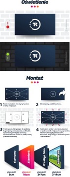 Рекламный светодиодный короб Dibond STANDARD 180х130см