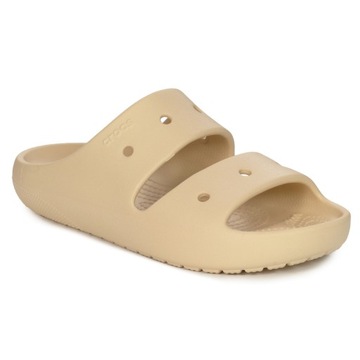 Crocs Klapki Damskie Beige Platform Slide beżowe 209403-2DS r.39-40
