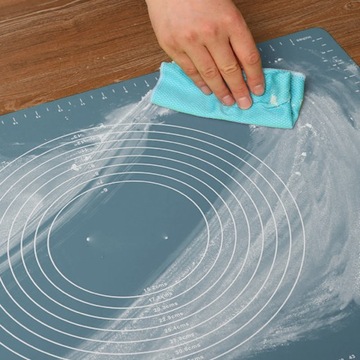 Большой кухонный силиконовый коврик для кухни 60х40 1511