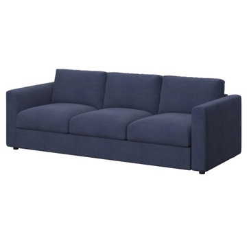 VIMLE Pokrycie sofy 3-os, Naturel Navy