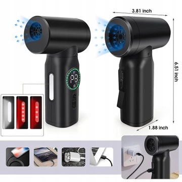 АККУМУЛЯТОРНЫЙ АВТОМОБИЛЬНЫЙ ПЫЛЕСОС РУЧНОЙ USB 100ВТ МНОГОФУНКЦИОНАЛЬНЫЙ