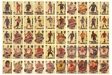 Золотые футбольные карточки 55 шт. Золотые игроки чемпионата мира по футболу УЕФА Евро-2024 в Германии