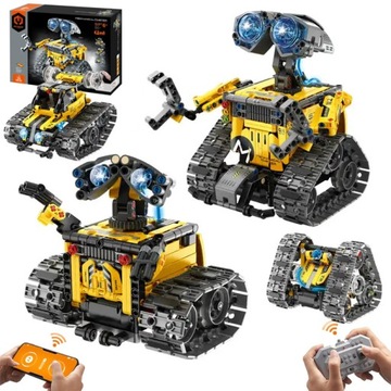 KLOCKI ROBOT PROGRAMOWANY ZESTAW 672EL. ZDALNIE STEROWANY Z APP I PILOT