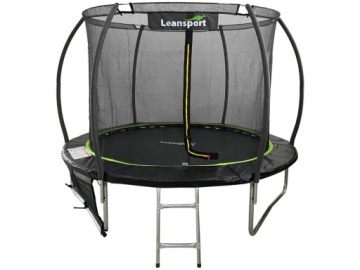 Батут LEAN Sport Max 10ft Чорно-зелена