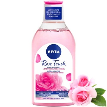 NIVEA PŁYN MICELARNY ROSE TOUCH CERA WRAŻLIWA