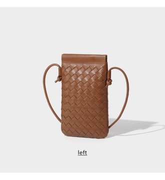 Тканая сумка для телефона, мини-сумка через плечо, универсальная сумка через плечо.