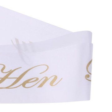 12 . Буквы Белая Лента Бумажные Пояса