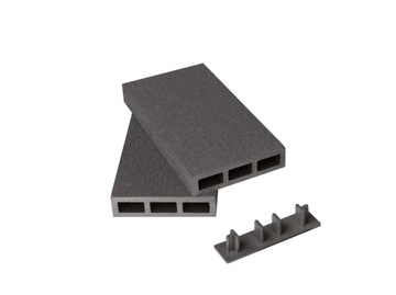SZTACHETA KOMPOZYTOWA 80x20mm 5,8m gładka szary