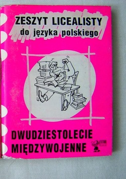 mini ZESZYT LICEALISTY XX lecie międzywojenne