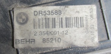 BMW 7 E65 RÁMEČEK POUZDRO CHLADIČ 2354091