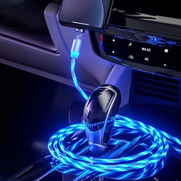 МАГНИТНЫЙ КАБЕЛЬ 3в1 ДЛЯ IPHONE MICRO USB TYPE-C 1м