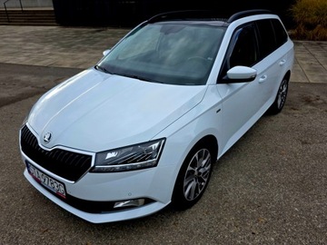 Skoda Fabia III Kombi Facelifting 1.0 TSI 95KM 2021 Skoda Fabia 1,0 panorama serwis ASO, bezwypadkowy