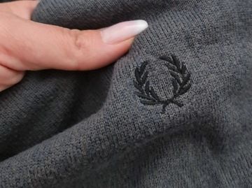 Fred Perry S sweter wełna/ bawełna