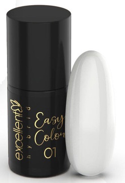 Lakier Hybrydowy do paznokci Hybryda EASY COLOR UV/LED 6g biały