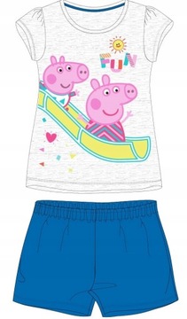 PIŻAMA DZIEWCZĘCA ŚWINKA PEPPA KR RĘKAW 92