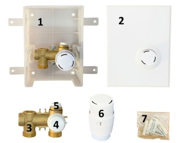 X-HOME RTL LIMIT 3/4 КЛАПАН ДЛЯ СКРЫТИЯ НАПОЛЬНОЙ ВОДЫ RTL BOX K HEAD