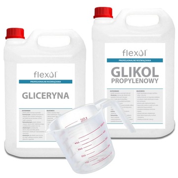 Zestaw Gliceryna roślinna + Glikol propylenowy GLIKOL I GLICERYNA 10l ~12kg