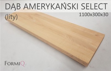 Stopnie dąb amerykański select 1100x300x30mm