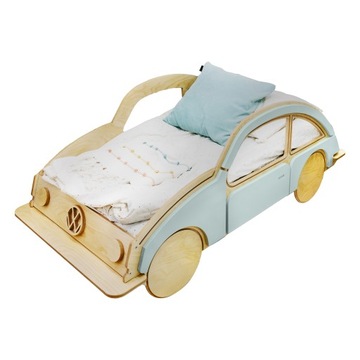 Babylike ŁÓŻKO VW BLEU ARC 0311 140x70cm GARBUS