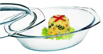 SIMAX NACZYNIE ŻAROODPORNE OWALNE Z POKRYWĄ 3,6 L (2,4+1,2L)