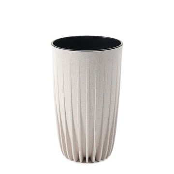 Donica MIRA wysoka ECO wood śr. 30 kol. BEŻOWY