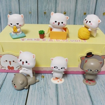 6pcs/set Animal Lucky Mitao Cat Surprise Blind Box