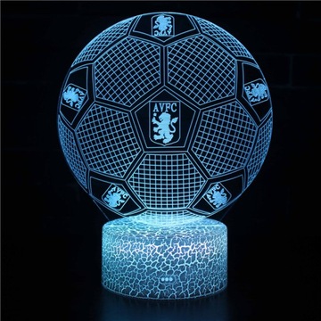 3D НОЧНИК 16 LED + ДИСТАНЦИОННОЕ УПРАВЛЕНИЕ - ФУТБОЛ #404