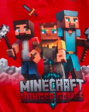 Толстовка для мальчика 110 MINECRAFT красная