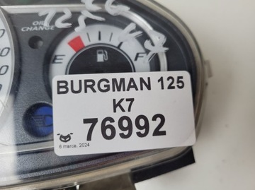 SUZUKI BURGMAN 125 K7 СЧЕТЧИК ЧАСОВ БЕЗ ОТКРЫТЫХ СТРЕЛОК