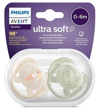 PHILIPS AVENT SMOCZEK ULTRA SOFT 0M+ 0-6M ODDYCHAJĄCY + ETUI