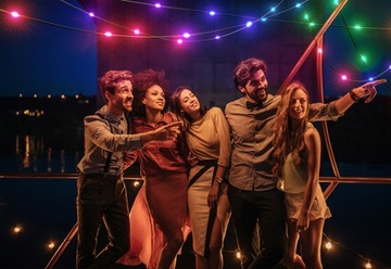 УМНАЯ НЕОНОВАЯ RGBIC СВЕТОДИОДНАЯ ЛЕНТА Bluetooth 5M IP65 USB ОГНИ ДЛЯ РОЖДЕСТВЕНСКОЙ ЕЛКИ УКРАШЕНИЯ