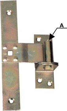 Петля рамочная прямая плоская 150х35х2,5 оцинкованная