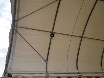 Контейнер-тент 12x6 крыша-контейнер Hala