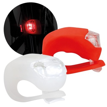 МИНИ-ВЕЛОСИПЕДНАЯ ЛАМПА СВЕТОДИОДНЫЕ ПЕРЕДНИЕ ЗАДНИЕ ФОНАРИ, НАБОР 3 РЕЖИМА СВЕТА