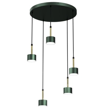 Lampa wisząca ARENA GREEN/GOLD MLP7769 Milagro