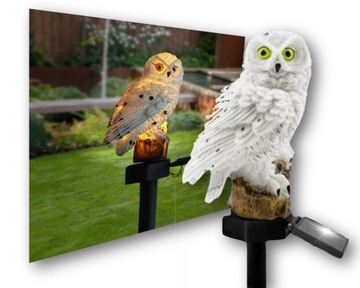 Светодиодный солнечный светильник OWL для САДА, ВОДОНЕПРОНИЦАЕМЫЙ GARDEN DECORATION, НОВЫЙ