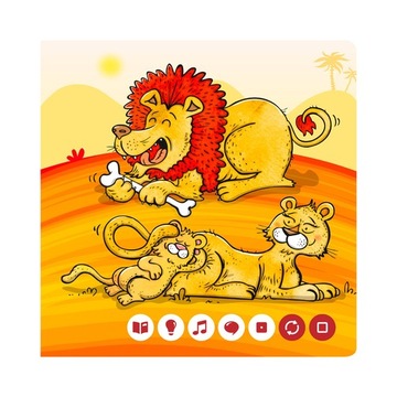 ЧИТАЙТЕ С АЛЬБИКОМ - ДИКИЕ ЖИВОТНЫЕ - ИНТЕРАКТИВНАЯ ГОВОРЯЩАЯ МИНИ-КНИГА