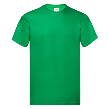 T-SHIRT KOSZULKA FRUIT OF THE LOOM kelly green M