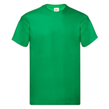 T-SHIRT KOSZULKA FRUIT OF THE LOOM kelly green S