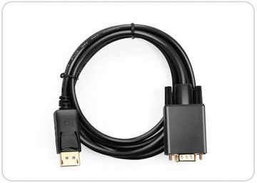АДАПТЕР DisplayPort-VGA DP КАБЕЛЬ