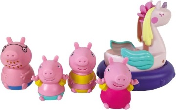 Набір для купання свинки пеппи TOMY TOOMIES єдиноріг свинка PEPPA 18 міс.+